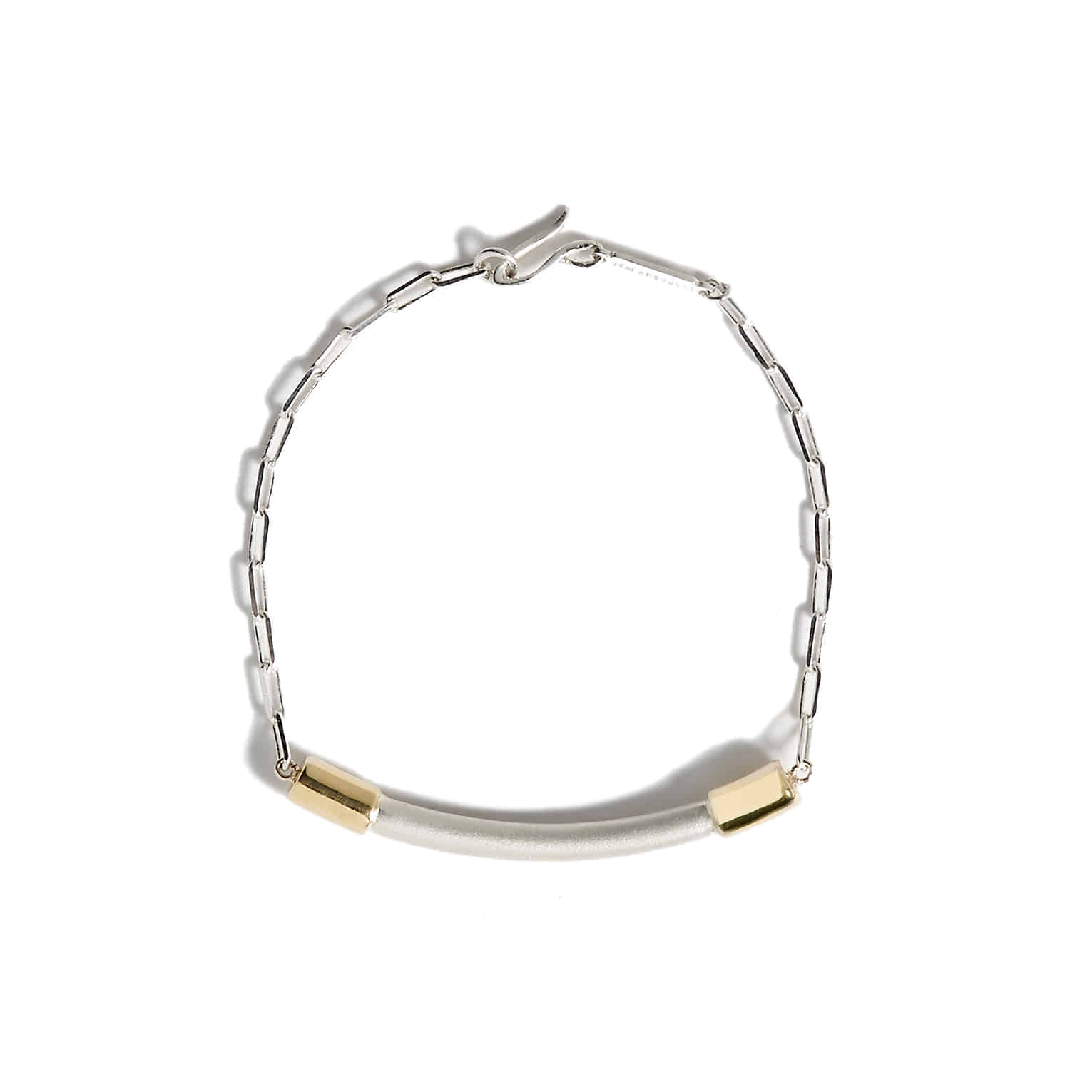 NS_Silver chain bracelet