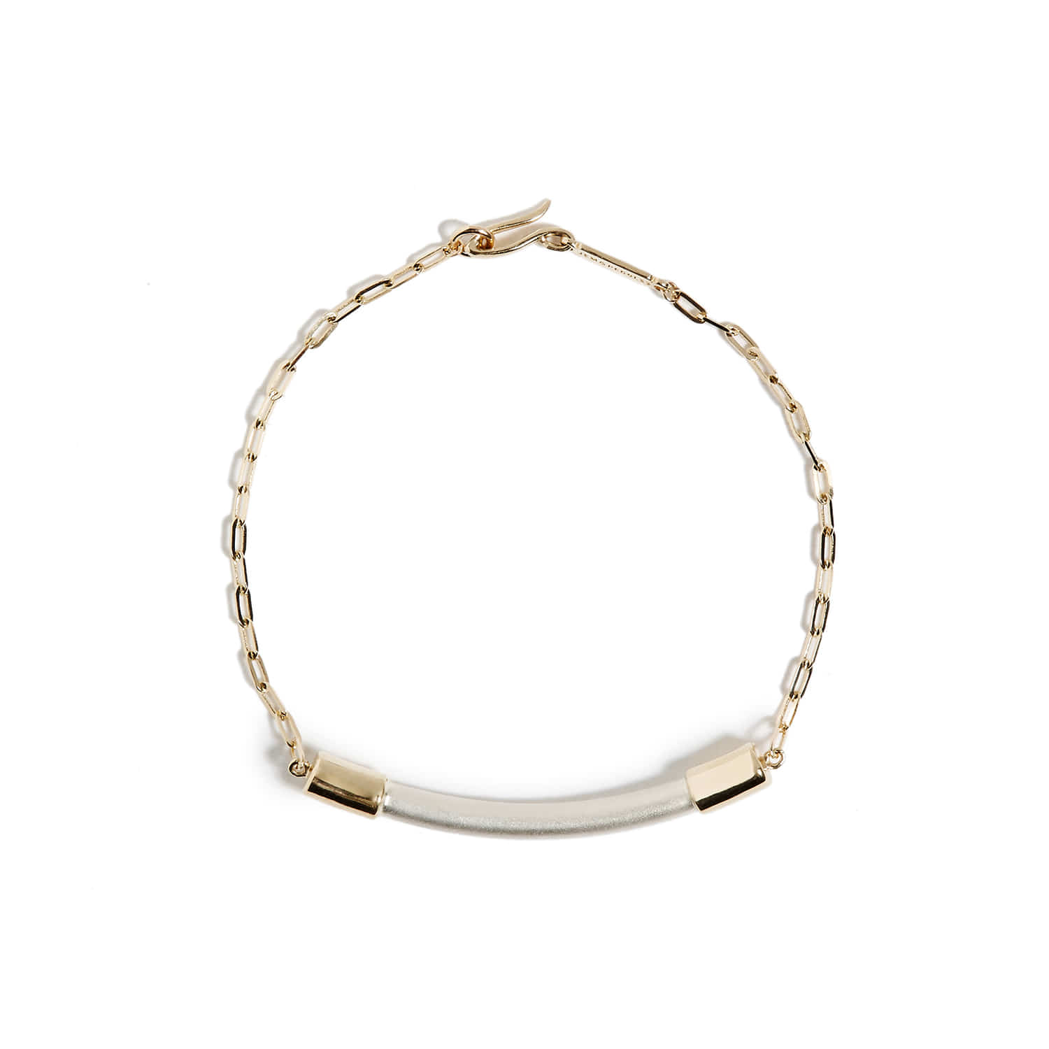 NS_Gold chain bracelet